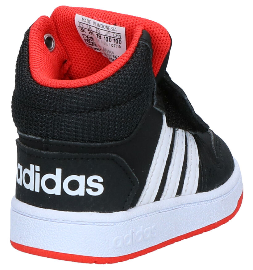 adidas Hoops Sneakers Zwart in kunstleer (262060)