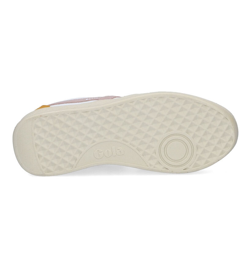 Gola Grandslam Trident Baskets en Blanc pour femmes (305036) - pour semelles orthopédiques