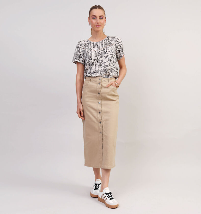 Vero Moda Wild Beige Lange Rok voor dames (353102)