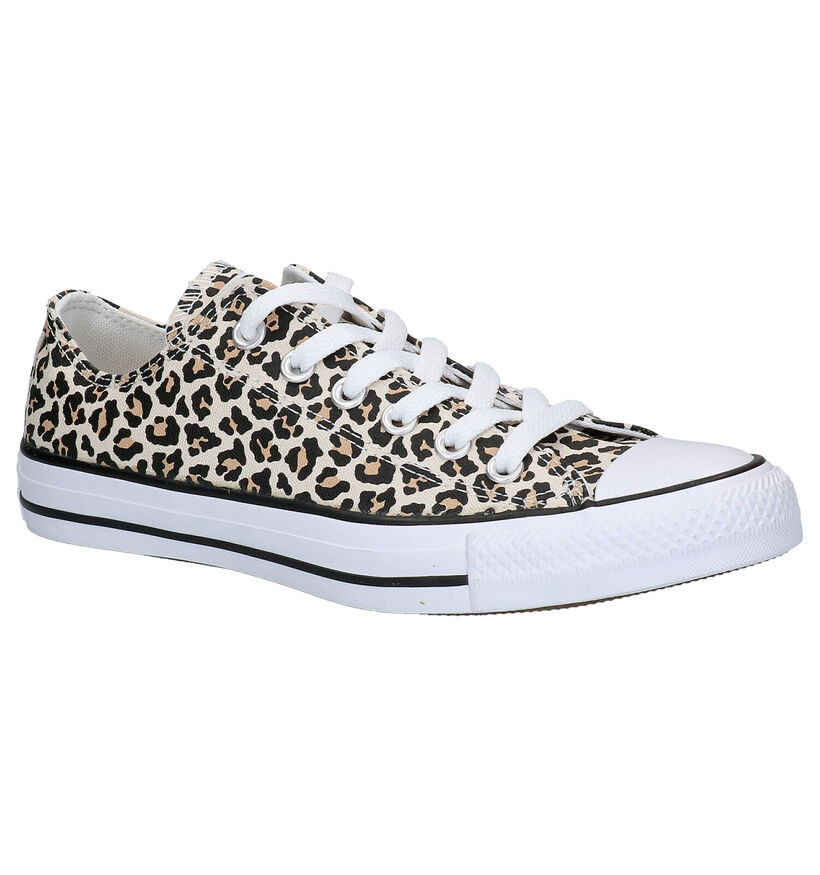 Converse Chuck Taylor AS Baskets en Beige en textile (266475)