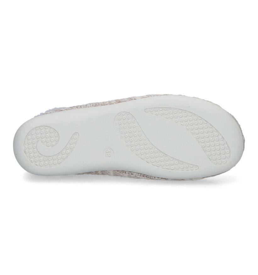 Torfs Home Pantoufles fermées en Beige pour femmes (330461)
