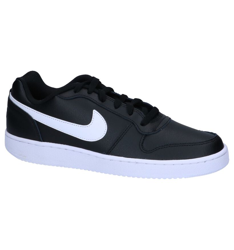 Zwarte Sneakers Nike Ebernon Low in kunstleer (250338)