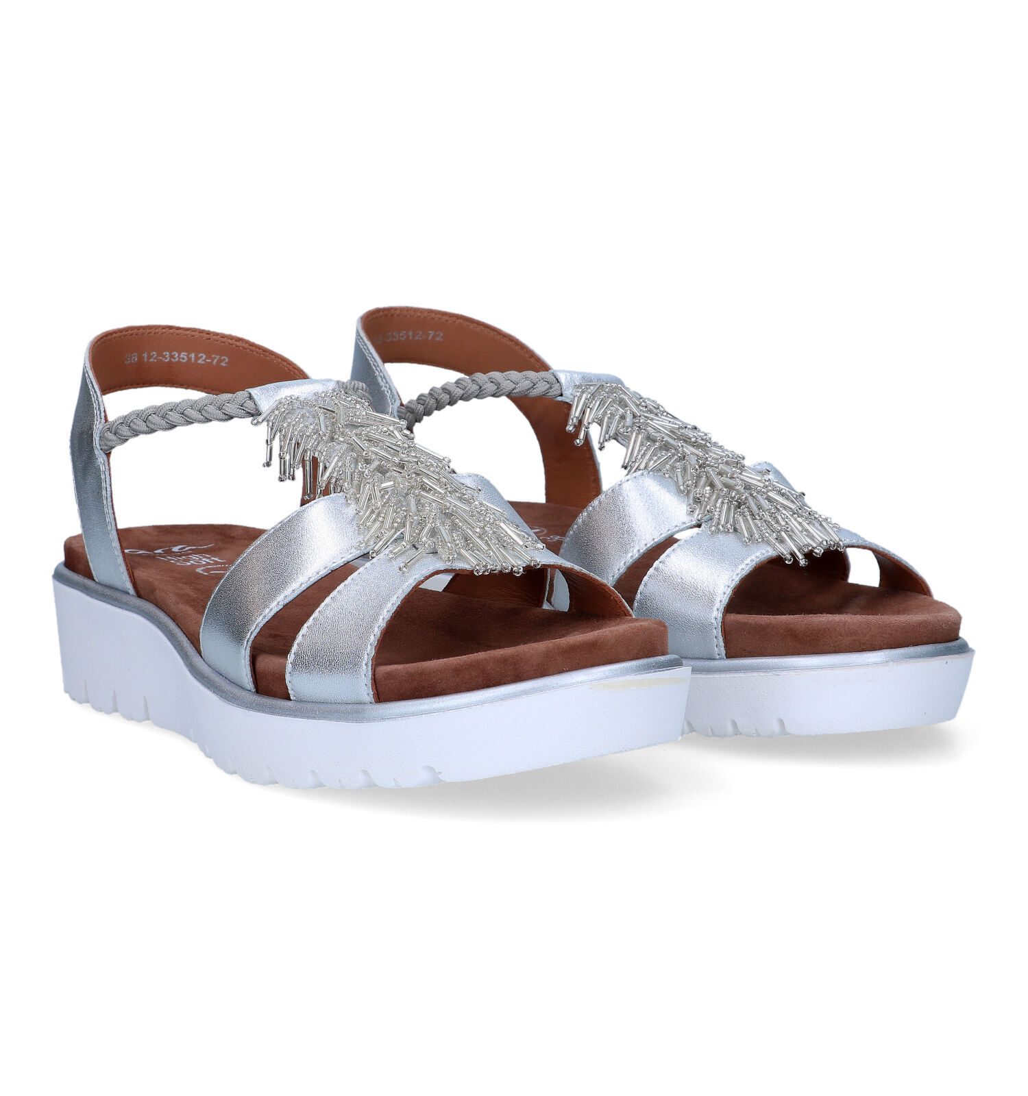 Ara Bilbao S Zilveren Sandalen Dames Sandalen Lage schoenen Online op TORFS.BE