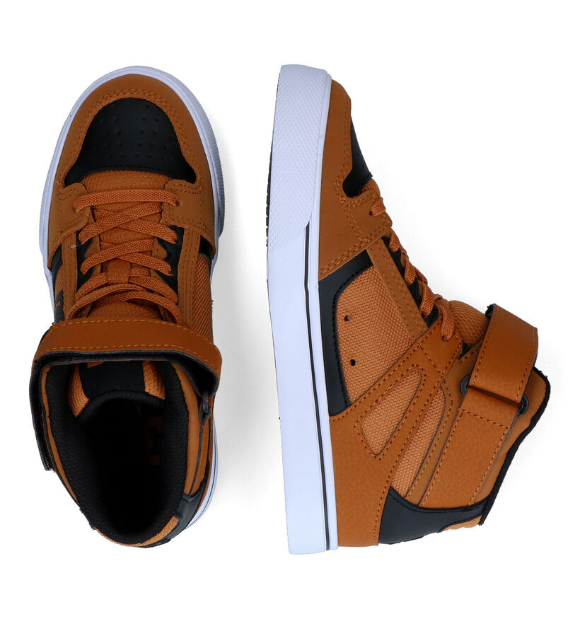 DC Shoes Pure High Top Baskets de skate en Blanc pour garçons (350856)