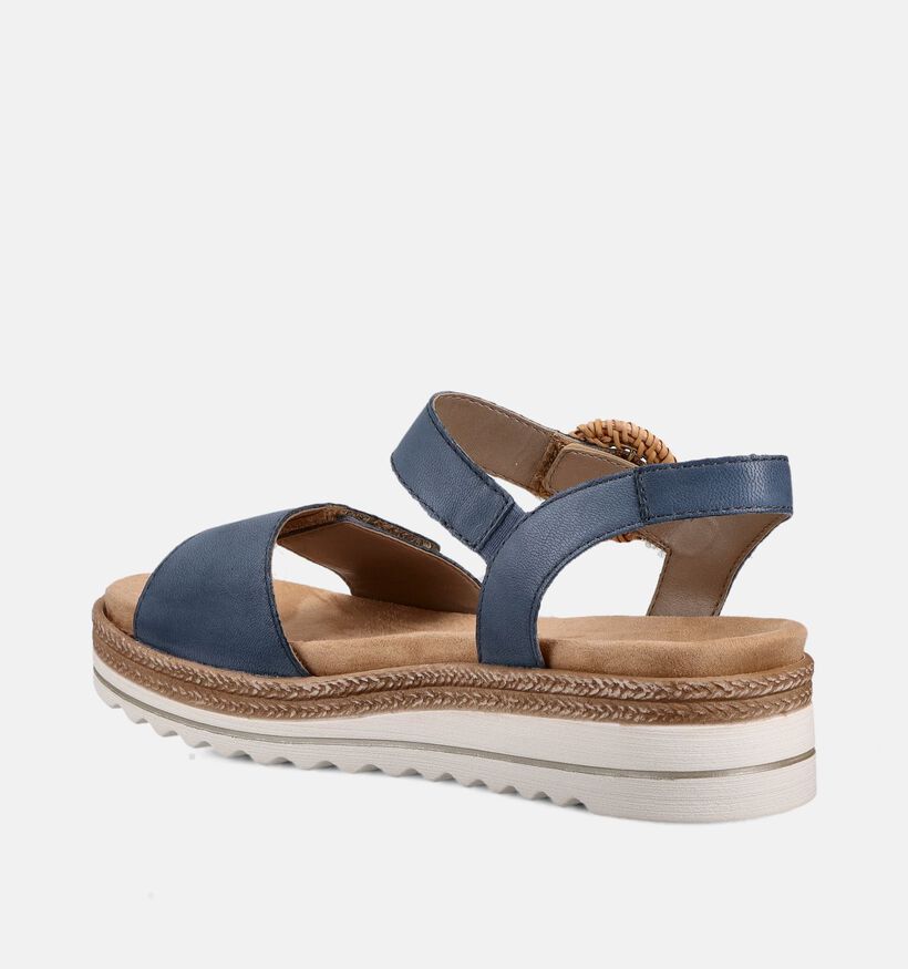 Remonte Blauwe Sandalen voor Steunzolen voor dames (370465) - geschikt voor steunzolen
