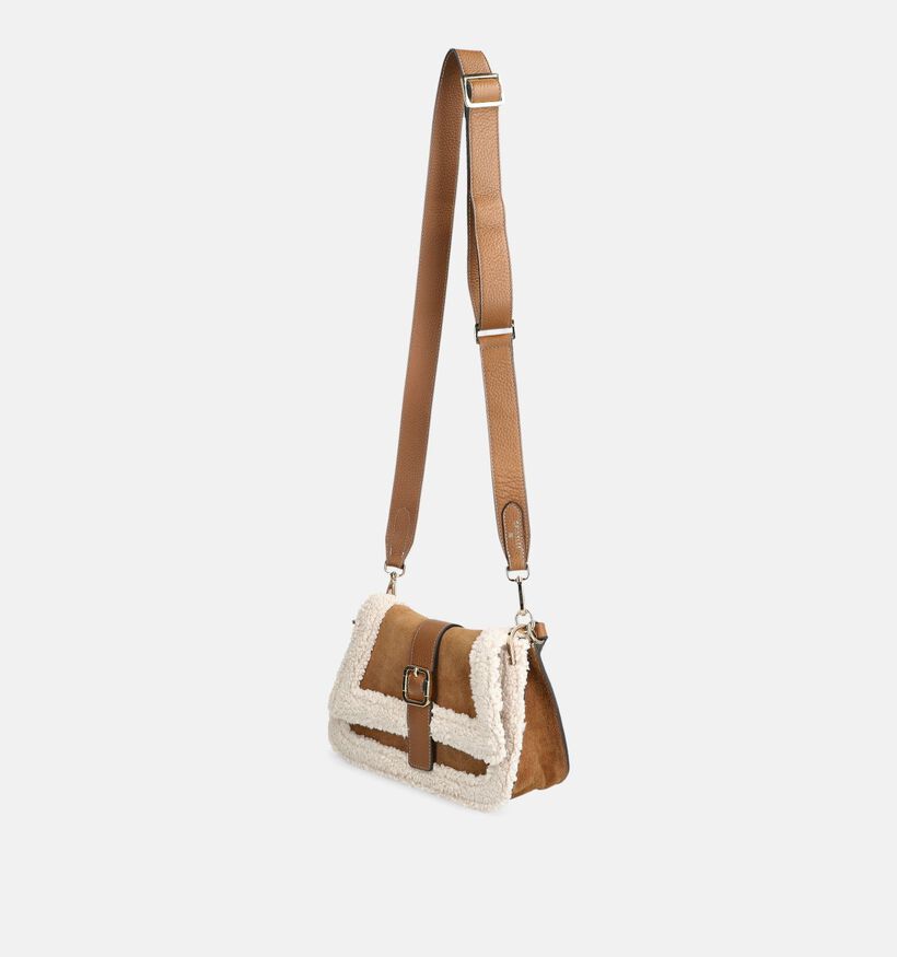 Crinkles Sac &agrave; bandouli&egrave;re en Marron pour femmes (381718)