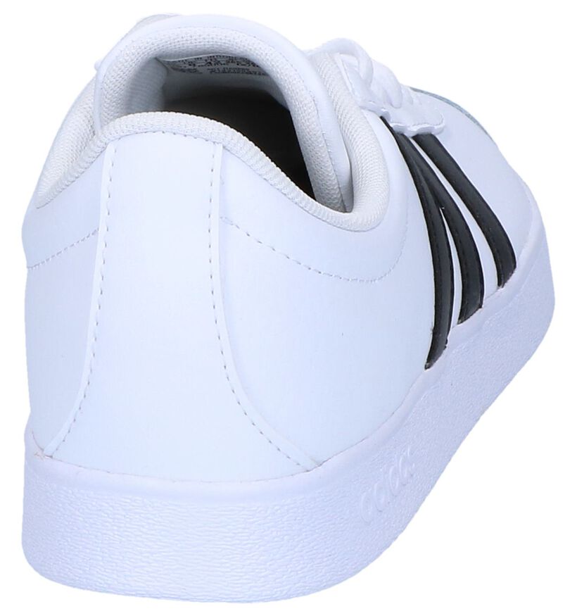 adidas VL Court 2.0 Baskets en Blanc pour hommes (319077) - pour semelles orthopédiques