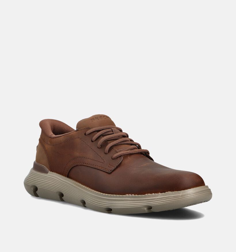 Skechers Garza Chaussures plates en Marron pour hommes (359768) - pour semelles orthopédiques