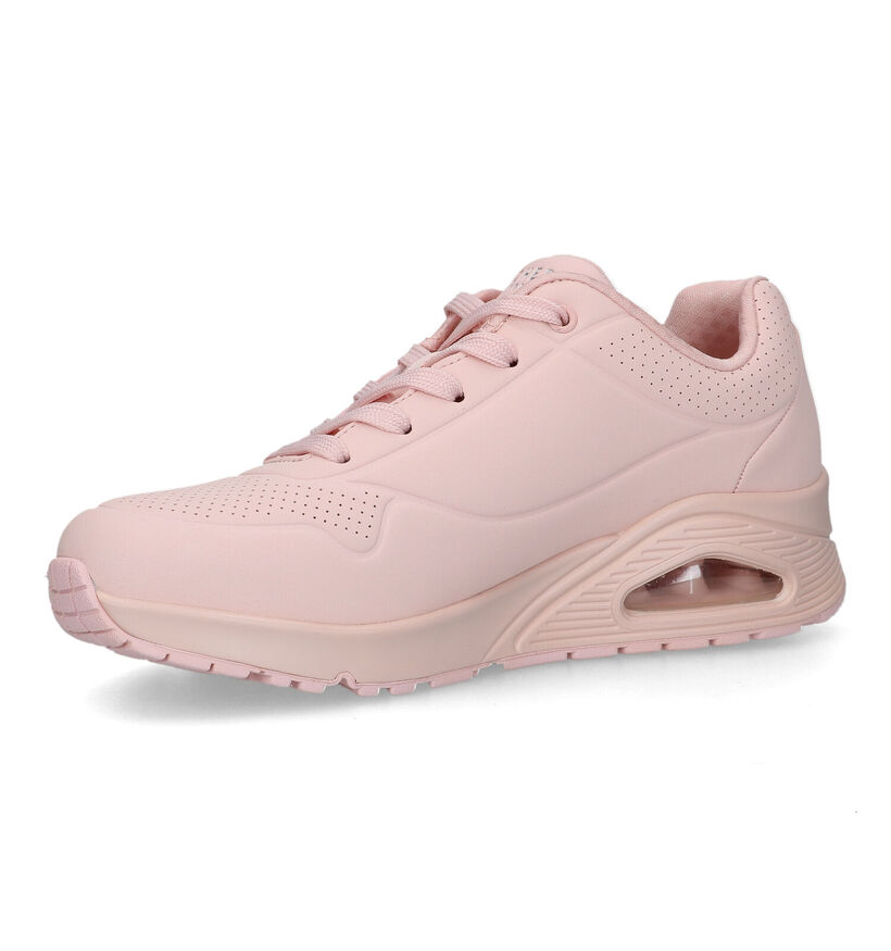 Skechers Uno Frosty Kicks Roze Sneakers voor dames (319370) - geschikt voor steunzolen