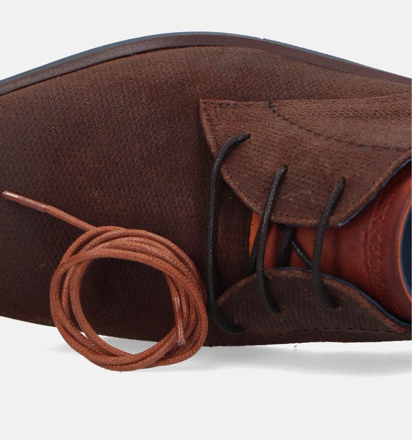 Berkelmans Arcos Chaussures habillées en Cognac pour hommes (331386) - pour semelles orthopédiques