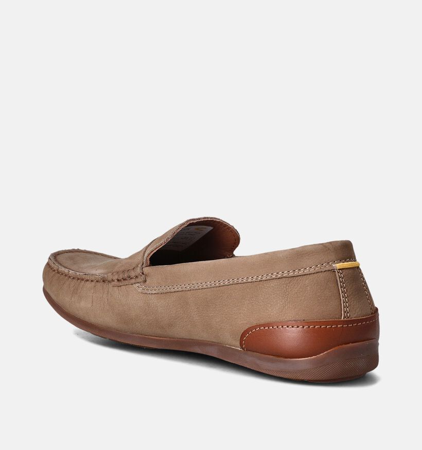 Camel Active Chaussures à enfiler en Taupe pour hommes (355545) - pour semelles orthopédiques