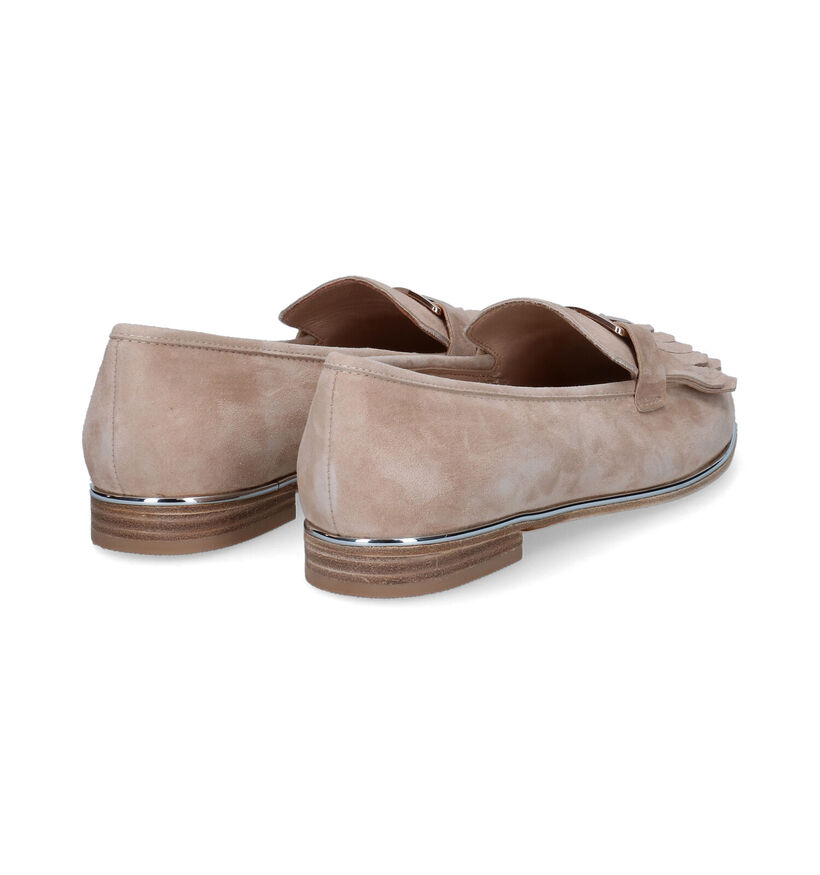 Nathan-Baume Beige Mocassins in daim (308378)