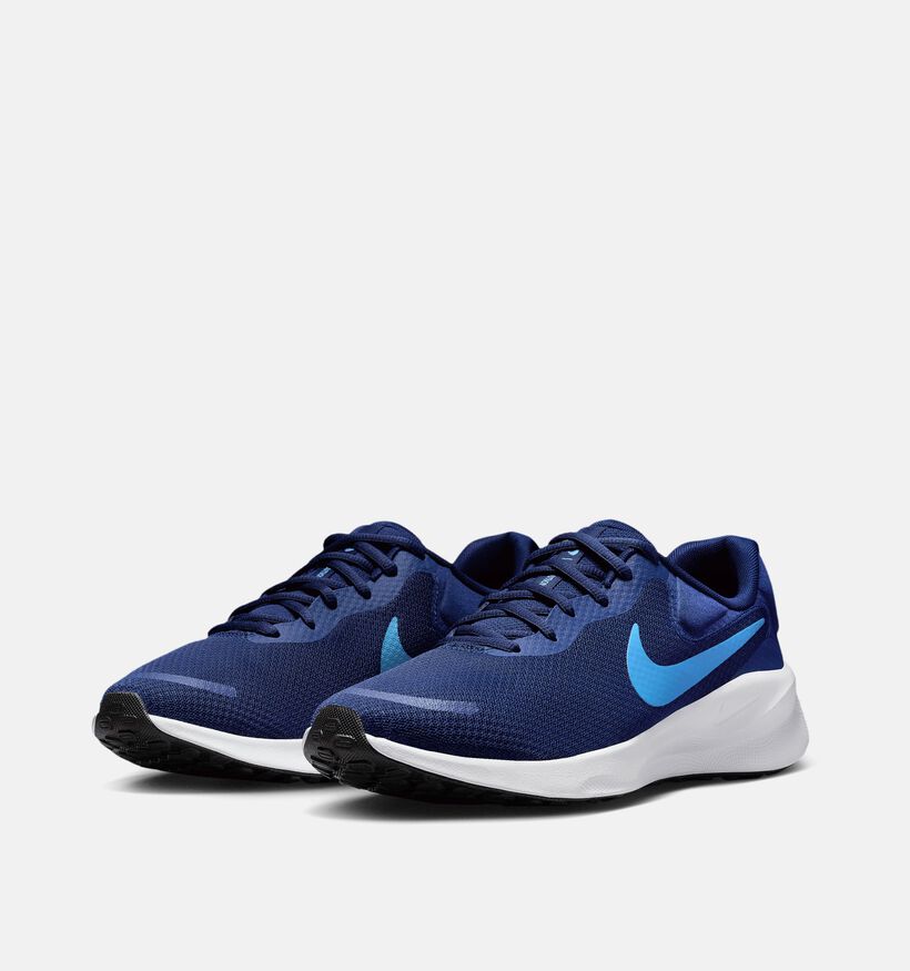 Nike Revolution 7 Blauwe Sneakers voor jongens, heren (350470) - geschikt voor steunzolen