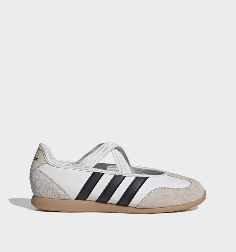 Adidas Barreda Mary Jane Ballerines en Blanc pour femmes (372544)