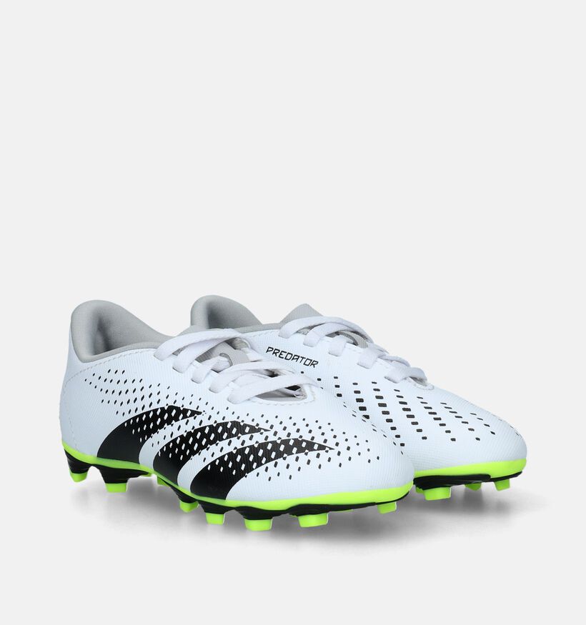 adidas Predator Accuracy.4 Witte Voetbalschoenen voor jongens, meisjes (328386)