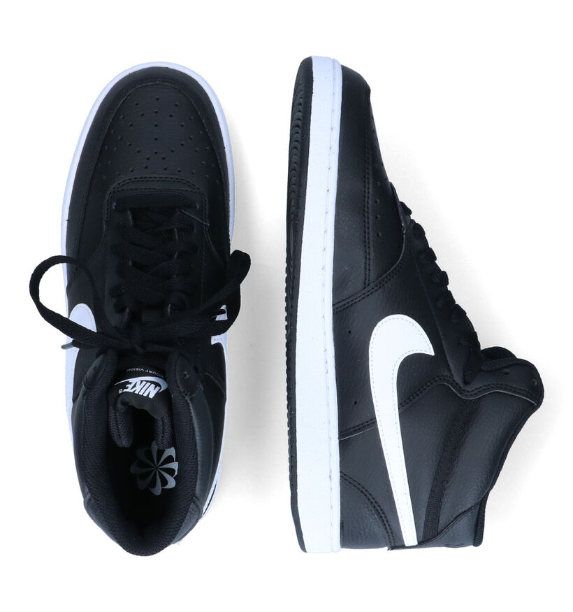 Nike Court Vision Mid Next Nature Baskets en Blanc pour hommes (332321)