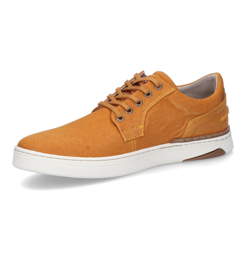 Bullboxer Gele Sneakers voor heren (302205) - geschikt voor steunzolen