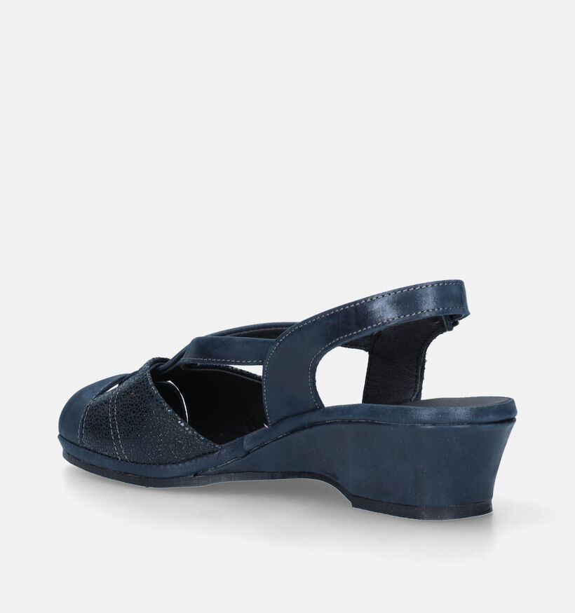 Hush Puppies Rio Sandales en Bleu pour femmes (340750)