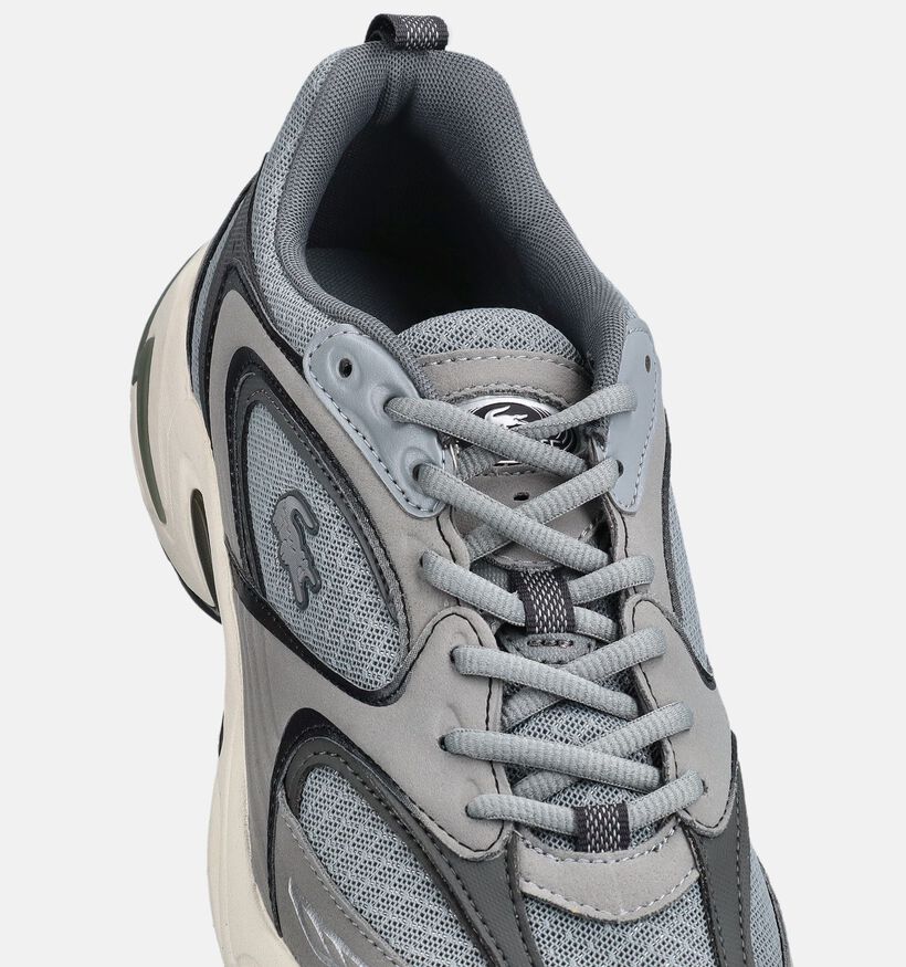 Lacoste Storm Chaussures plates en Gris pour hommes (369364)