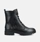Tamaris Zwarte Veterboots voor dames (362755) - geschikt voor steunzolen