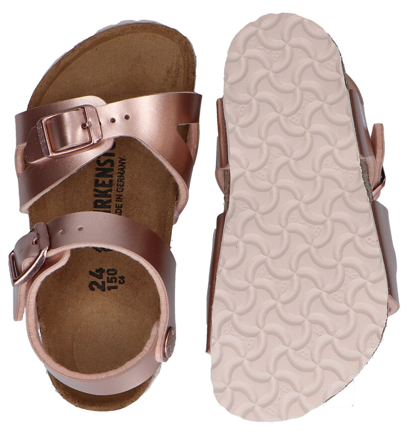Birkenstock Rio Sandales en Rose pour filles (338101)