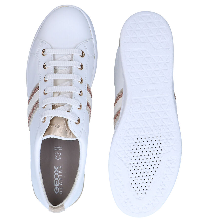 Geox Jaysen Chaussures à Lacets en Blanc en textile (285581)