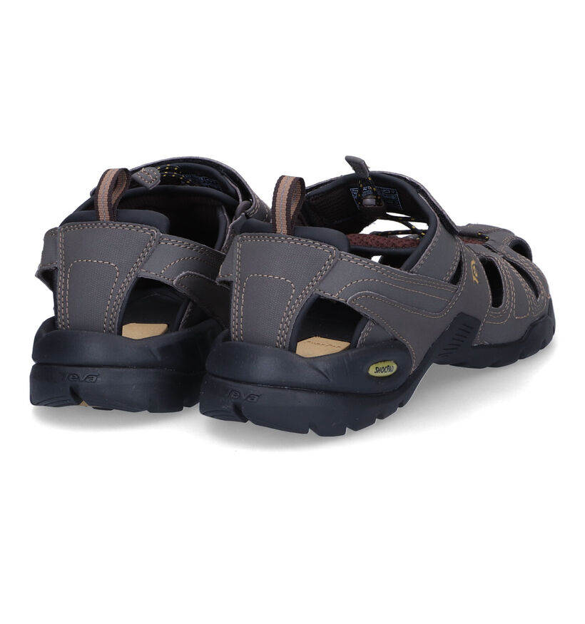 Teva Forebay Sandales en Taupe pour hommes (305622)