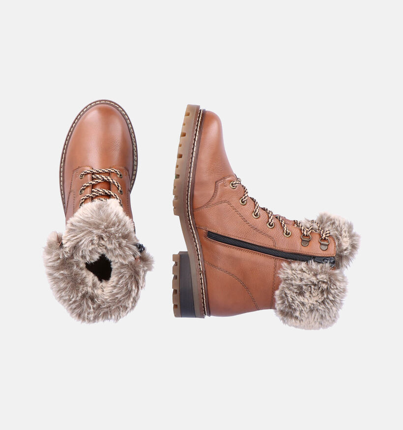 Remonte Cognac Enkellaarzen Remonte Cognac Bottines voor dames (347226)