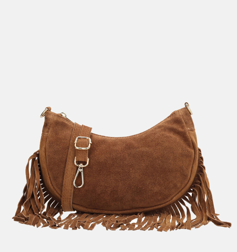 Charm London Fringes Bruine Schoudertas voor dames (373490)