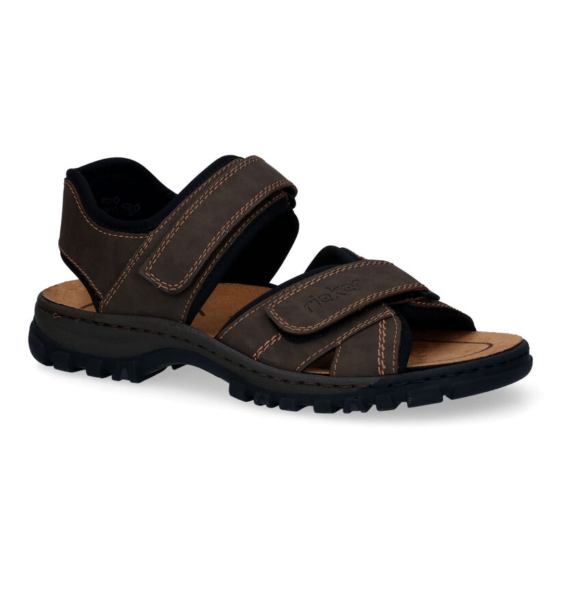 Rieker Bruine Sandalen in kunstleer (323563)