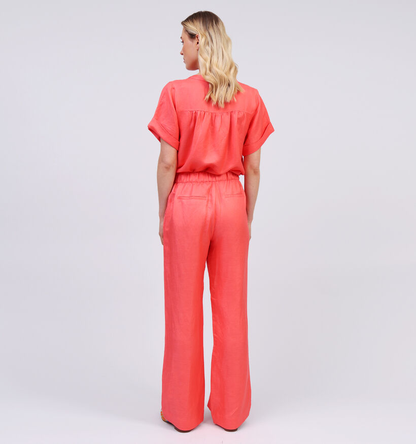 Minus Sabbi Rode Linnen Broek voor dames (354546)