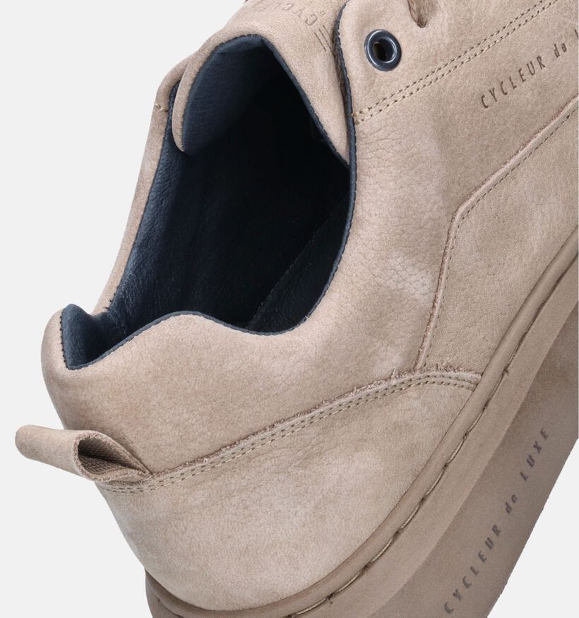 Cycleur de Luxe Roubaix Chaussures à lacets en Beige pour hommes (348599) - pour semelles orthopédiques