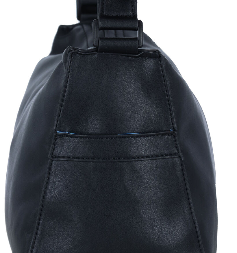 Hvisk Track Structure Zwarte Crossbody Tas in kunstleer (316687)