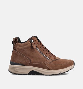 Gabor Rollingsoft Sneakers Cognac/Blauw
