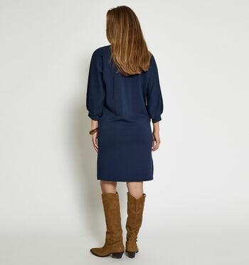 Minus Kleedjes Blauw