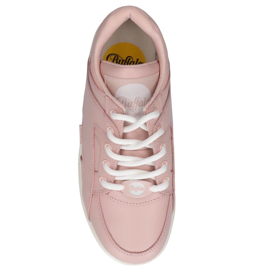 Buffalo London Witte Sneakers in leer (240567)