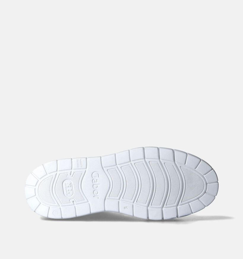 Gabor Best Fitting Witte Sneakers met plateauzool voor dames (361881) - geschikt voor steunzolen