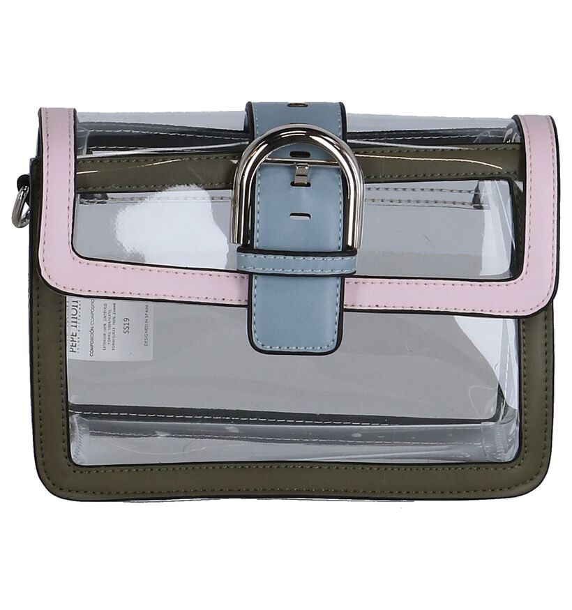 Blauwe Crossbody Tas Pepe Moll in kunstleer (250456)