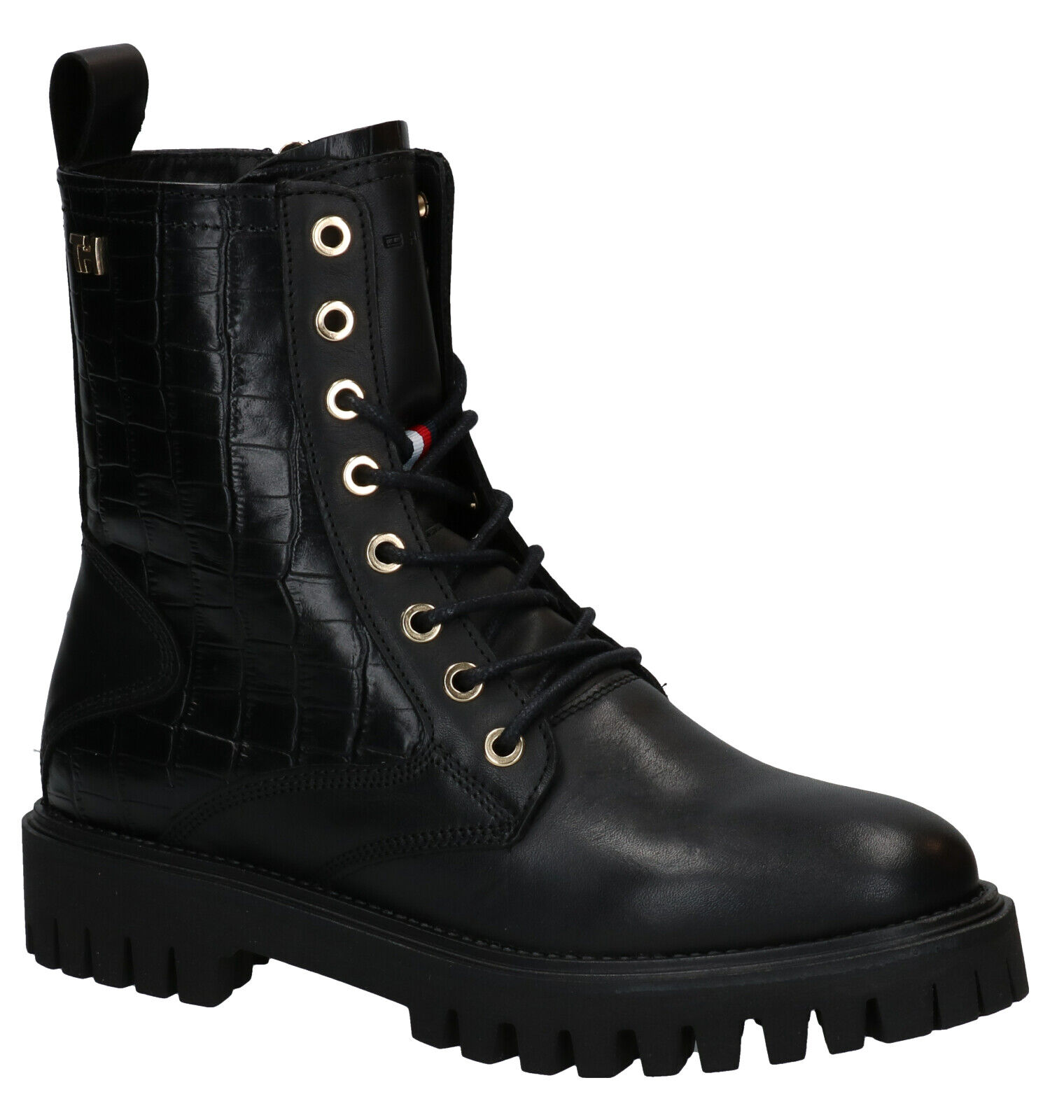 Tommy hilfiger boots croco outlet
