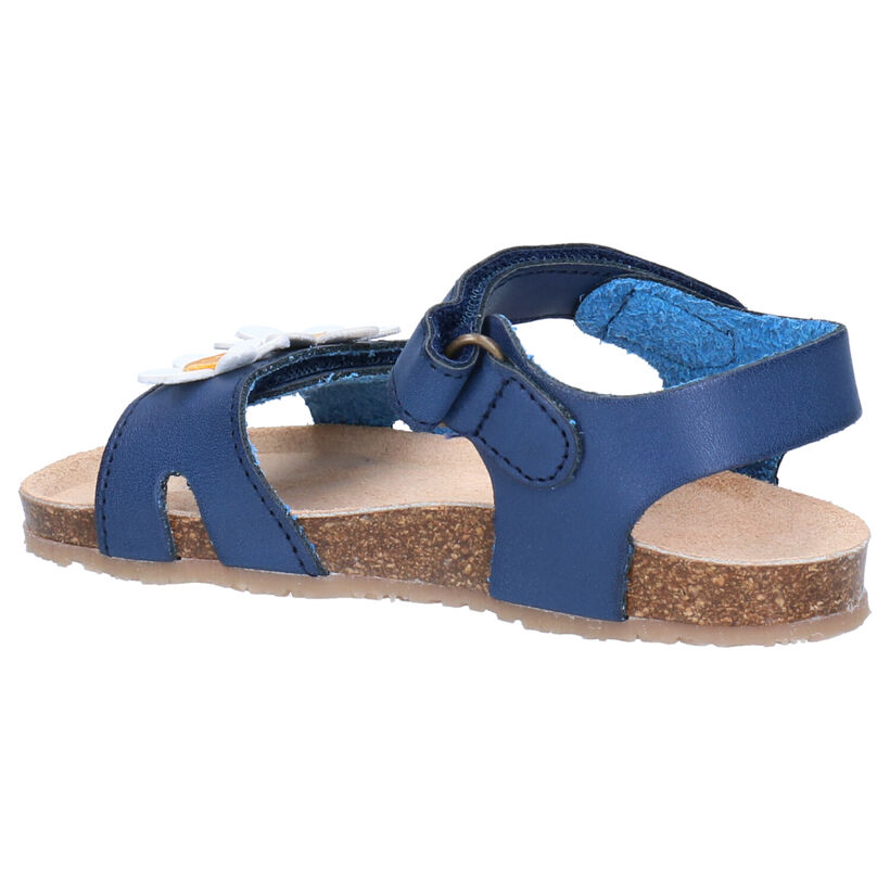 Milo & Mila Blauwe Sandalen in kunstleer (272269)