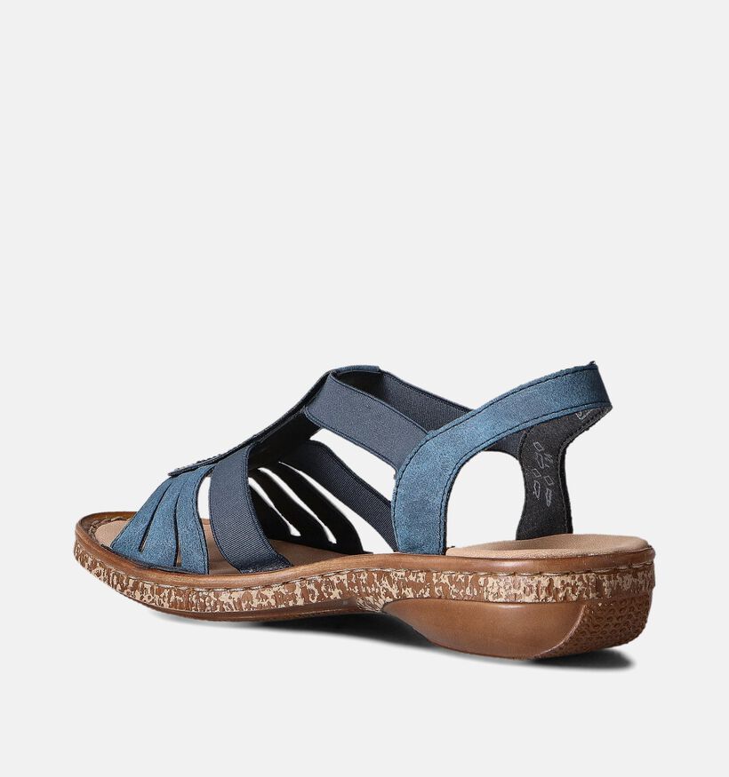 Rieker Blauwe Sandalen voor dames (354987)