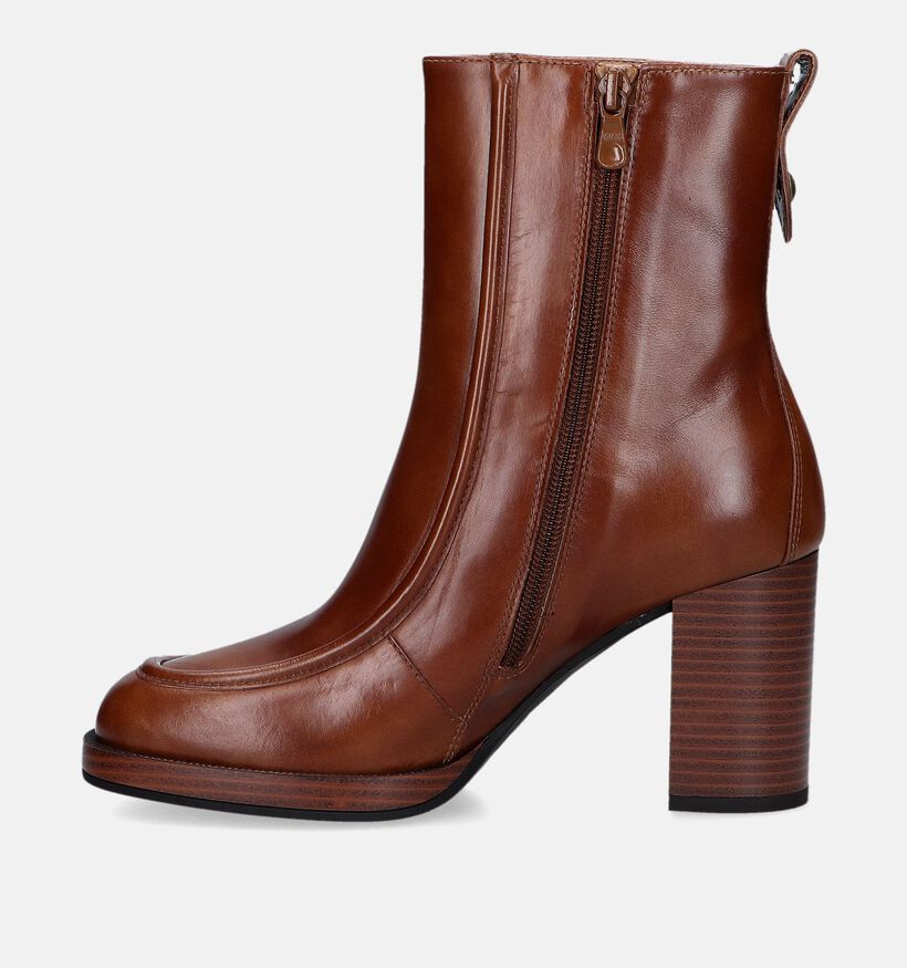 NeroGiardini Bottines à talons en Cognac pour femmes (329935)