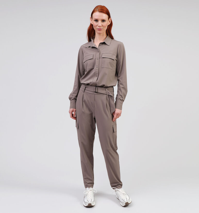 Expresso Blouse en Taupe pour femmes (356854)