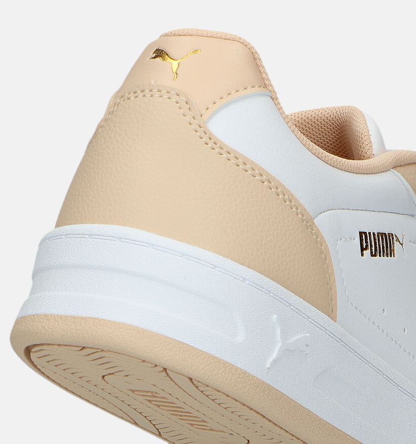 Puma Court Classy Baskets en Blanc pour femmes (335074) - pour semelles orthopédiques