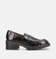 Wonders Donkerbruine Loafers met Lage Hak voor dames (381444)