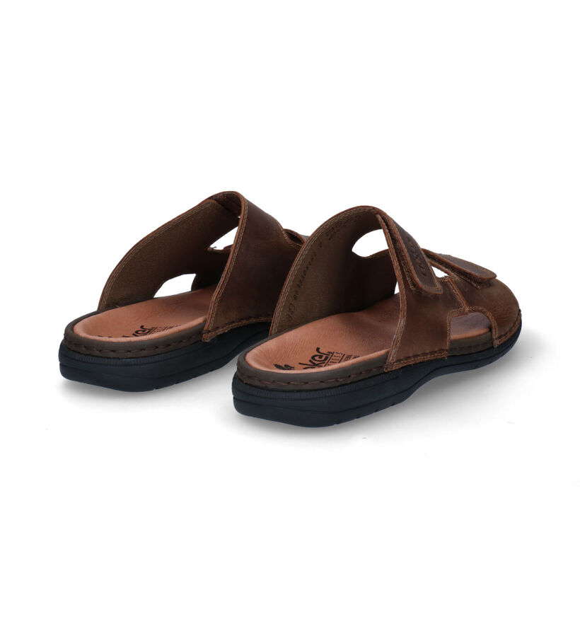 Rieker Bruine Slippers voor heren (323562)