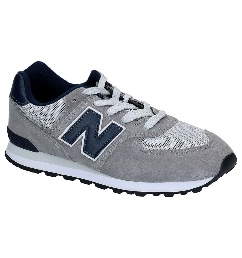 New Balance GC574 Baskets en Bleu pour garçons, filles (327758) - pour semelles orthopédiques