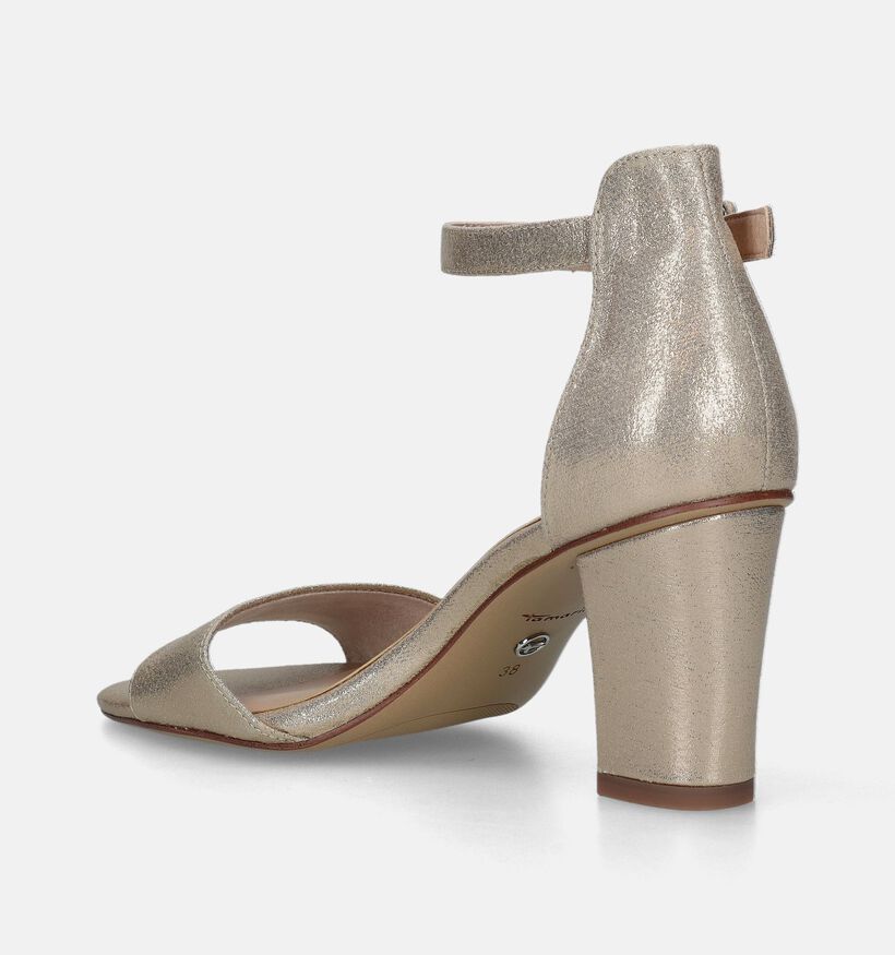 Tamaris Zwarte Sandalen met gesloten hiel voor dames (354569)