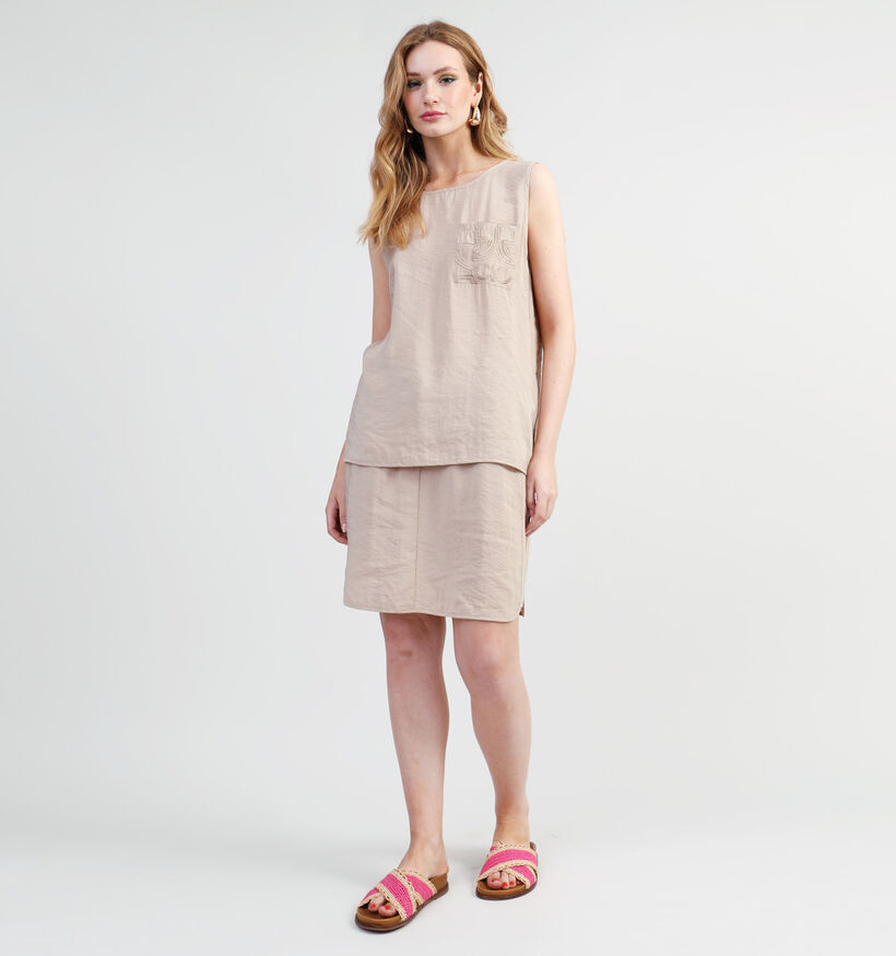 comma casual identity Beige Blouse (334428)