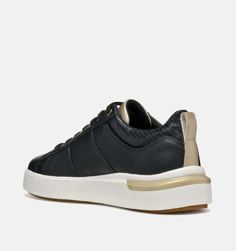 Geox Dalyla Zwarte Veterschoenen voor dames (353793) - geschikt voor steunzolen